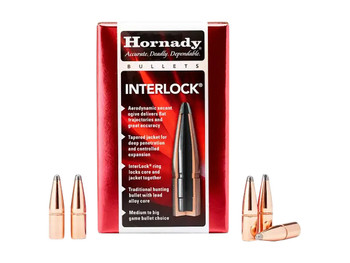 Hornady 4503 InterLock 45 Cal .458 350 gr Flat Point 50 Per Box/ 15 Case