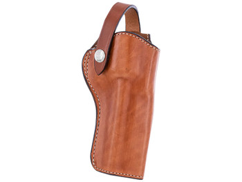 Bianchi 10054 1L Lawman Western OWB 02 Tan Leather Belt Loop Fits Colt New Frontier/Colt Single Action Army