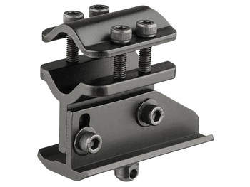Harris Bipods 4 No. 4 Bipod Adapter Universal Barrel Mount Black Steel