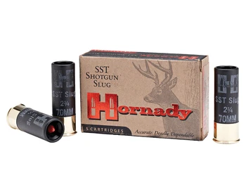 Hornady 86230 Custom Lite 12 Gauge 2.75" FTX Slug Shot 5 Per Box/ 20 Case