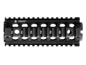 Troy Ind SRAIMRFD7BT00 Drop In 7" Carbine Length Black Anodized for AR-15, M4