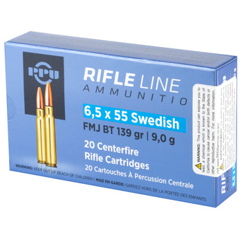 PPU 6.5X55 SWEDISH FMJ 139GR 20/200