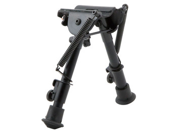 Harris Bipods BR1A2 Non-Swivel BR Bipod Black 6-9" Steel/Aluminum