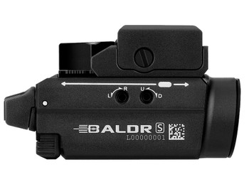 Olightstore Usa Inc BALDRSBLBK Baldr S BL Black Anodized 100/300/800 Lumens White LED Blue Laser