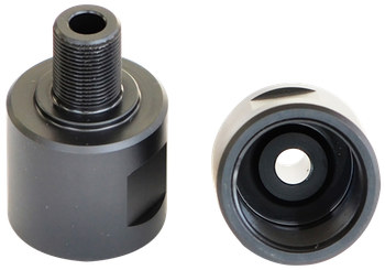 Griffin Armament 24MM1228A Suppressor Mount Thread Adapter 1/2"x28 Melonite QPQ Black                                                                                                                   