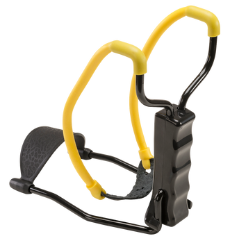 Umarex 2219000 NXG ST11 Compact Slingshot Yellow Rubber Powerband Black Molded Handle                                                                                                                   