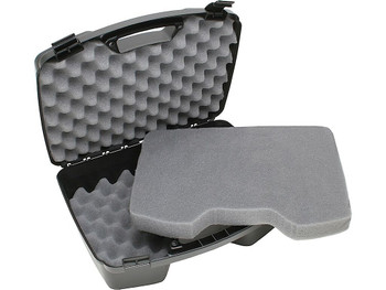 MTM Case-Gard 81140 Handgun Case Black Polypropylene Holds 4 Handgun w/ up to 8" Barrels & 6 Sub-Compacts w/ Magazines