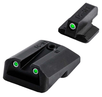 TruGlo TG231N1 Tritium  Black | Green Tritium Front Sight Green Tritium Rear Sight                                                                                                                      