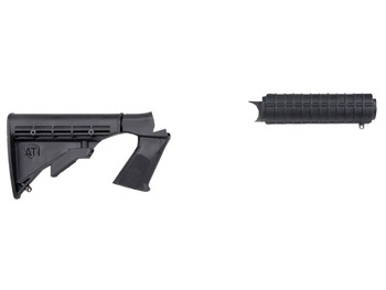 Advanced Technology HRN4100 Shotforce Stock Package Pistol Grip Style Black Synthetic & Ribbed Forend for H&R, New England