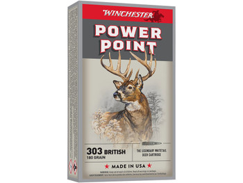 Winchester Ammo X303B1 Power-Point 303British 180gr 20 Per Box/10 Case