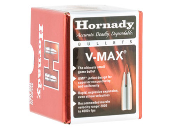 Hornady 21710 V-Max 17 Cal .172 20 gr V Max 100 Per Box/ 40 Case
