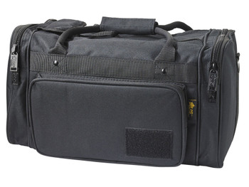 US PeaceKeeper P21115 Medium Range Bag Water Resistant Black 600D Polyester with Pockets, Removable Gun Rug, & Wraparound Handles 18" L x 10" H x 10" D Exterior Dimensions