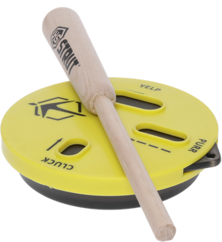 Hunters Specialties HSSTR100039 The Cookie Cutt'r Pot Call Attracts Turkey Species Yellow                                                                                                               