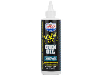 Lucas Oil Extreme Duty Gun Oil Against Heat, Friction, Wear Squeeze Bottle