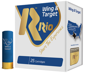 Rio Ammunition WT288 Wing & Target  12Gauge 2.75" 1oz 8Shot 25 Per Box/10 Case                                                                                                                          