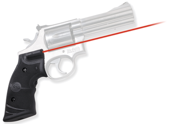 Crimson Trace 011280 Lasergrips  Fits S&W K & L Frames Square Butt, Red Laser 633nM Wavelength 5mW Output, Black Polymer                                                                                