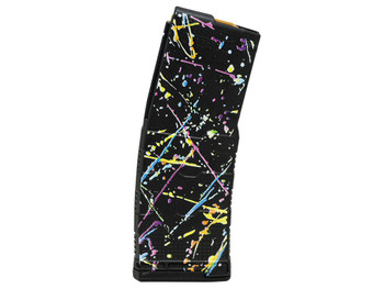 Amend2 556MOD3NEON30 MOD-3 30rd 5.56 NATO Fits AR-15 Neon Splatter Polymer