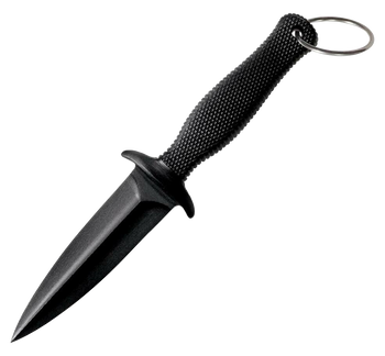 Cold Steel CS-92FBB FGX Boot Blade II 3.25" Fixed Plain Black Griv-Ex Blade/Black Checkered Kray-Ex Handle                                                                                              