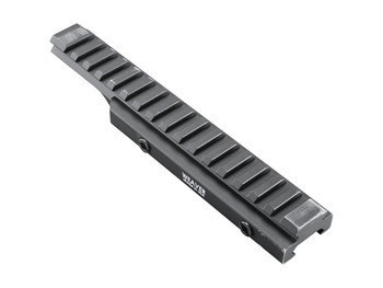 Weaver Mounts 99673 Flat Top Riser Rail Black Anodized 0 MOA