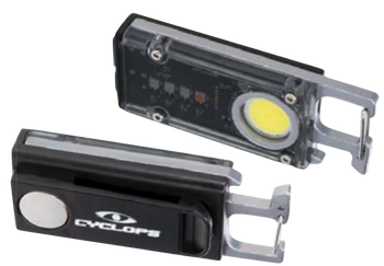 Cyclops CYC-FLSHCLIP Flash Clip  Black 300 Lumens Red/Green/Purple/Blue                                                                                                                                 