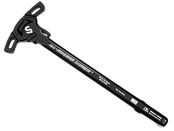 Lead & Steel Llc LS-CHODE-BLK Charging Handle AR-15/M16 Black Type 3 Hard Anodize 7075-T6 Aluminum