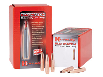 Hornady 26331 ELD Match 6.5mm .264 140 gr Extremely Low Drag Match 100 Per Box/ 15 Case