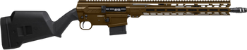 CMMG 55A520BMB Dissent BR4 5.56x45mm 10+1 16.10" Black Nitride Threaded Barrel, Midnight Bronze Cerakote Aluminum Receiver w/Picatinny Rail, M-LOK Handguard, Magpul Fixed Black Polymer Stock          