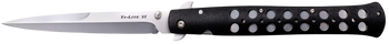 Cold Steel CS26SXP Ti-Lite  6" Folding Spear Point Plain AUS-8A SS Blade/Black Zy-Ex Handle Includes Pocket Clip                                                                                        