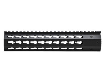 NcStar VMARFFKMC Keymod Handguard Free-Floating Aluminum Black Anodized 10" for AR-15, M4