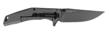 Kershaw 8300 DuoJet  3.25" Folding Clip Point Plain Gray TiCN 8Cr13MoV SS Blade Gray TiCN Stainless Steel Handle Includes Pocket Clip                                                                   