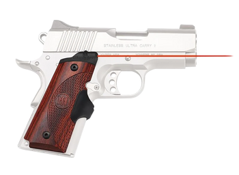 Crimson Trace LG902 Lasergrips Master Series 1911 Compact, Red Laser Rosewood                                                                                                                           
