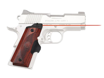 Crimson Trace LG902 Lasergrips Master Series 1911 Compact, Red Laser Rosewood