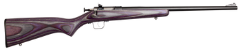 Crickett KSA2227 Youth  22 LR 1rd 16.12" Blued Barrel & Receiver, Fixed Front/Adjustable Rear Sights, Purple Laminate Stock w/11.5" LOP, Rebounding Firing Pin Safety                                   