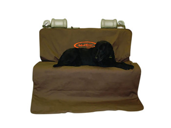 Mud River MR7771 Two Barrel Seat Cover Brown Nylon/Canvas