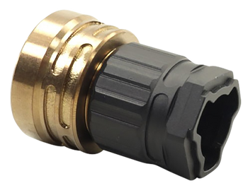 Q LLC ACCE9MOUNTTRILUGBLACK Erect9r Three-Way Mount Black, Fits HK 3-Lug Mount for ERECT9R 9mm Suppressor                                                                                               