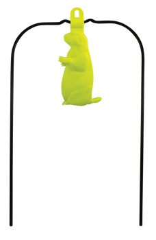 Birchwood Casey 48022 Ground Strike Hanging Prairie Dog Pistol/Rifle Rubber/Metal Yellow Prairie Dog Illustration Impact Enhancement Motion                                                             