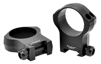 Warne 7244M Scope Rings Mountain Tech Matte Black 35mm Ultra High 0 MOA                                                                                                                                 