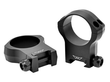 Warne 7244M Scope Rings Mountain Tech Matte Black 35mm Ultra High 0 MOA