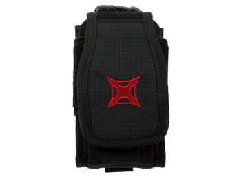 Vertx VTX5140BK Phone/Multi-Tool Pouch VTX 7" H x 4" W x 2" D Black Cordura w/Velcro Closing