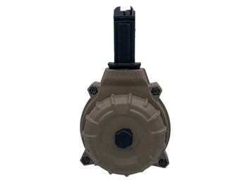 ProMag DRMA22-FDE 50rd Drum 9mm Fits CZ Scorpion Flat Dark Earth DuPont Zytel Polymer