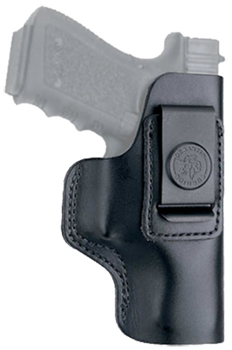 DeSantis Gunhide 031BA79Z0 Insider  IWB Black Leather Belt Loop Fits 1911 / Colt Officer Fits 3-3.50" Barrel Right Hand                                                                                 