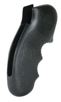 Hogue 19100 Monogrip Finger Grooves Black Nylon Cobblestone Finish Fits S&W K Frame with Round Butt                                                                                                     