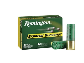 Remington Ammunition 20406 Express Buckshot 12Gauge 2.75" 000Buck Shot 5 Per Box/50 Case
