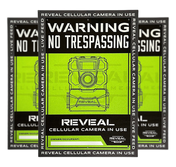 Tactacam/reveal S1 No Trespassing  Sign Durable Plastic                                                                                                                                                 