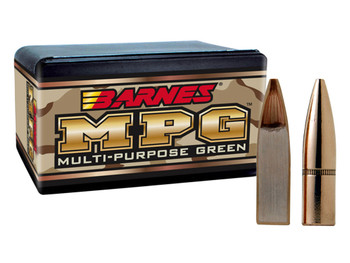 Barnes Bullets 30195 MPG 223Rem 55gr Multi Purpose Green 100/Box