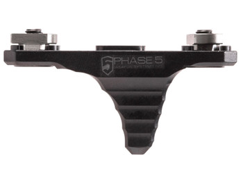 Phase 5 Weapon Systems MHSMLOKBL M-LOK Mini Hand Stop Black Anodized 6061-T6 Aluminum