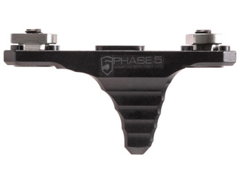 Phase 5 Weapon Systems MHSMLOKBL M-LOK Mini Hand Stop Black Anodized 6061-T6 Aluminum