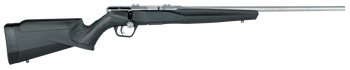 Savage Arms 70502 B Series FVSS Full Size 22 WMR 10+1 21" Matte Button Rifled Barrel, Matte Drilled & Tapped Stainless Steel Receiver, Matte Black Fixed Synthetic Stock, Right Hand                    