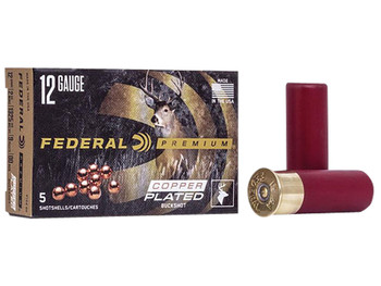 Federal P15400 Premium Magnum 12Gauge 2.75" 9Pellets 1 1/8oz 00BuckShot 5 Per Box/50 Case