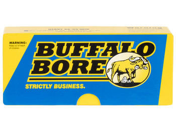 Buffalo Bore Ammunition 11C20 Heavy Strictly Business 38-55Win 255gr Semi Jacketed Flat Point 20 Per Box/12 Case